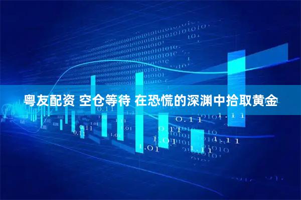 粤友配资 空仓等待 在恐慌的深渊中拾取黄金